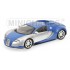 Miniature Bugatti Veyron Edition Centenaire 2009 Chrome/Bleu