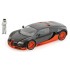 Miniature Bugatti Veyron Super Sport Carbone/Orange 2011 Top Gear