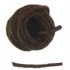  Fil coton marron (haubans ou autre) 0.75mm longueur 10m 