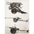 Maquette PAK35+ PAK 40+ Flak 38 allemands, 2ème GM 