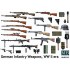  Maquette Armes d'infanterie allemande, 2eme GM 