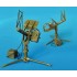  Maquette U.S. Machine gun cal .50 Anti-aircraft, 2eme GM 