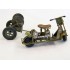  Maquette U.S. Airborne scooter with reel, 2ème GM  
