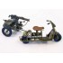  Maquette U.S. Airborne scooter with machine gun, 2ème GM  