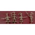  Figurines maquettes Guerriers Mayas, XVIème Siècle 