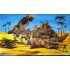  Figurines maquettes Infanterie Afrika Korps, 2ème GM 