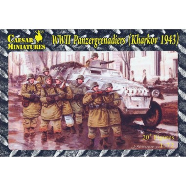 Figurines maquettes Panzergrenadiers (Kharkov 1943)