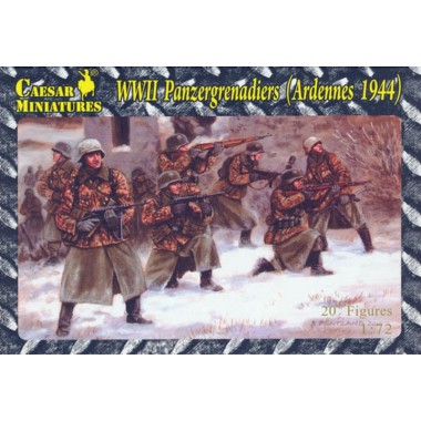 Figurines maquettes Panzergrenadiers (Ardennes 1944)