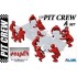  Figurines maquettes Pit Crew Set A 