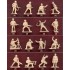  Figurines maquettes Infanterie allemande Afrika Korps, 2ème GM 