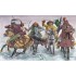  Figurines maquettes Cavaliers mongols 