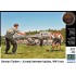  Figurines Maquettes Tankistes allemands au repos, 2eme GM 