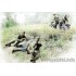  Figurines maquettes Embuscade SS allemands-Troupes soviétiques, 2ème GM 