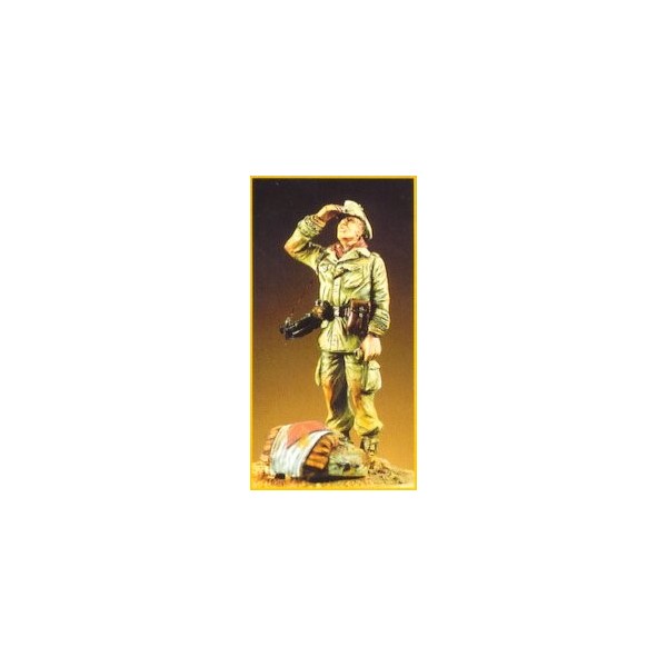 Figurine 90mm Sergent U.S. Cavalry - Plomb Peint - Époque Western - Occasion