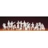 Figurines maquettes Pilotes et personnel au sol allemands 2ème GM 