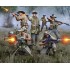  Figurines maquettes Infanterie Australienne, 2ème GM 