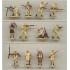  Figurines maquettes Infanterie écossaise 8ème Armée britannique, 2ème GM 