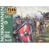  Figurines maquettes Normands, Moyen Age 1066 