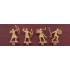  Figurines maquettes Anglo-Saxons, Moyen Age 1066 