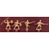  Figurines maquettes Anglo-Saxons, Moyen Age 1066 