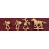  Figurines maquettes Anglo-Saxons, Moyen Age 1066 