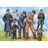  Figurines maquettes Pilotes Luftwaffe et personnel au sol, 2ème GM 
