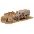  Maquette diorama Krupp Protze (Kfz.70) & Pak 3,7-cm allemand, 2ème GM 