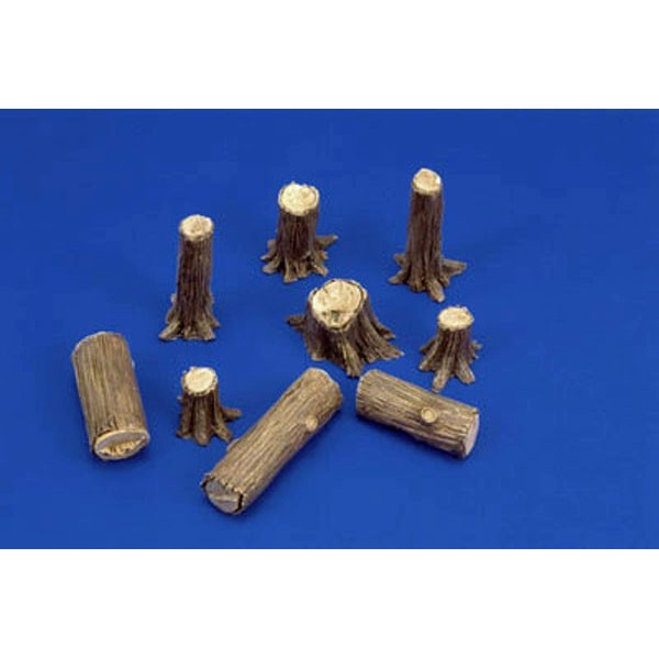 Lot De 3 Troncs D'arbres Miniatures En Métal – Marron – 10 Cm – Pour Modélisme