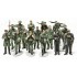  Figurines maquettes Infanterie allemande en manoeuvre, 2ème GM 