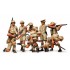 Figurines maquettes "Rats du Désert" 8eme armee britannique , 2ème GM   