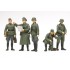  Figurines maquettes Etat major de campagne allemand 2ème GM 