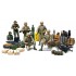  Figurines Troupes d'élite Infanterie U.S., Diorama Irak 1991 