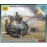 Figurines Canon anti-aérien allemand Flak-38 20mm et servants, 2èmeGM 