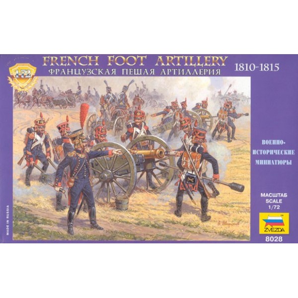 Figurines maquettes Artilleurs français, 1er Empire