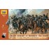  Figurines maquettes Hussards Noirs de Frédéric II 