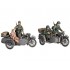  Maquette Moto BMW R-12 avec Sidecar, 2ème GM 