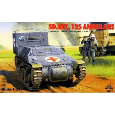 Maquette Sd.Kfz. 135 Ambulance, Stalingrad 1942 Maquette Sd.Kfz. 135 Ambulance, Stalingrad 1942