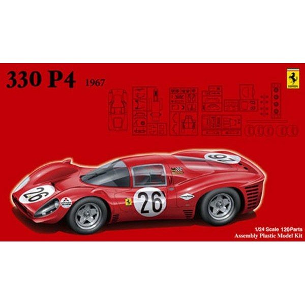 1967 le mans ferrari 330 p4 diorama
