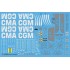  Maquette Daf XF-105 porte-containers CMA-CGM 
