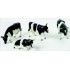  Figurines Vaches Holstein 