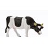  Figurine Vache Noire et blanche 