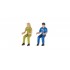  Figurines Chauffeurs de tracteur ou de camion 