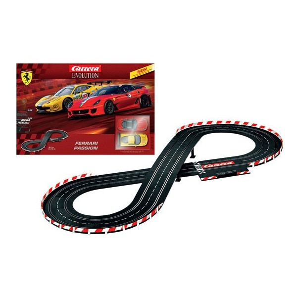 Coffret Circuit Carrera Evolution Ferrari Passion 1/24 - francis miniatures