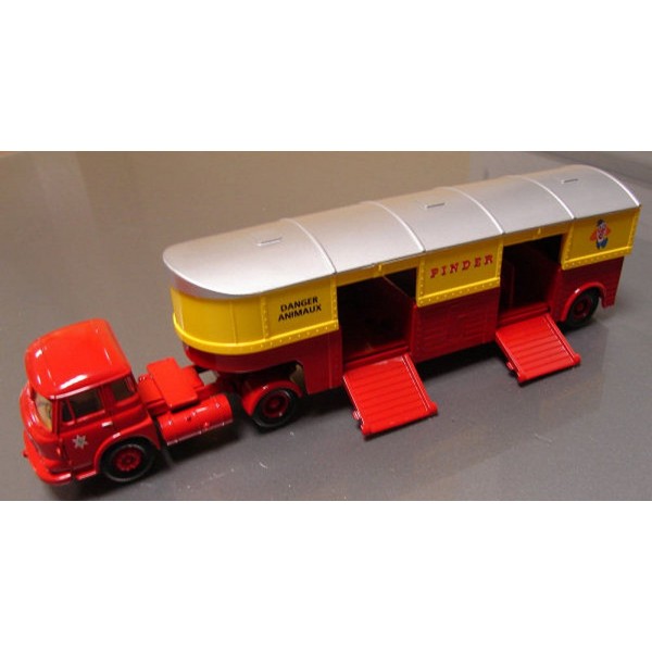 Saviem JL20 Semi-remorque Corgi 1/50 - Transport D'animaux Pinder - Neuf