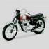  Miniature Triumph Bonneville rouge/noire 1969 