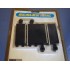  Scalextric slot-car Pistes 1/4 droites, 2 éléments 