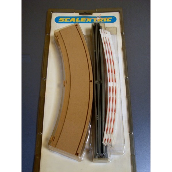 Scalextric Guard Rails Scalextric slot-car Bacs a sable standards 45°, vibreurs, rails de ...