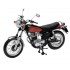  Miniature Yamaha SR 500 noire/rouge 1978 