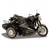  Miniature BMW R90-6 + Side-car noire 