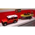  Miniature Land Rover avec remorque et Zodiac Pompiers jaune 